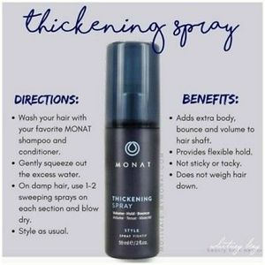 Thicken spray